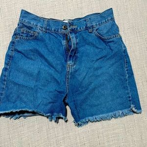 Chipre high waisted denim shorts